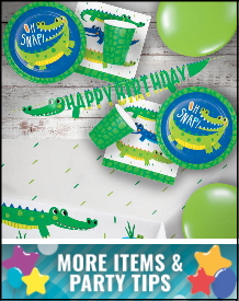 Alligator Party Supplies, Decorations, Balloons and Ideas